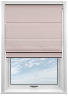 Menton, Dusted Pink - Roman Blind